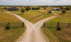 Land surveyor near me driveway oklahoma - ALTA SURVEY Oklahoma Land surveyor near me reviewing a shared driveway between rural properties in Oklahoma