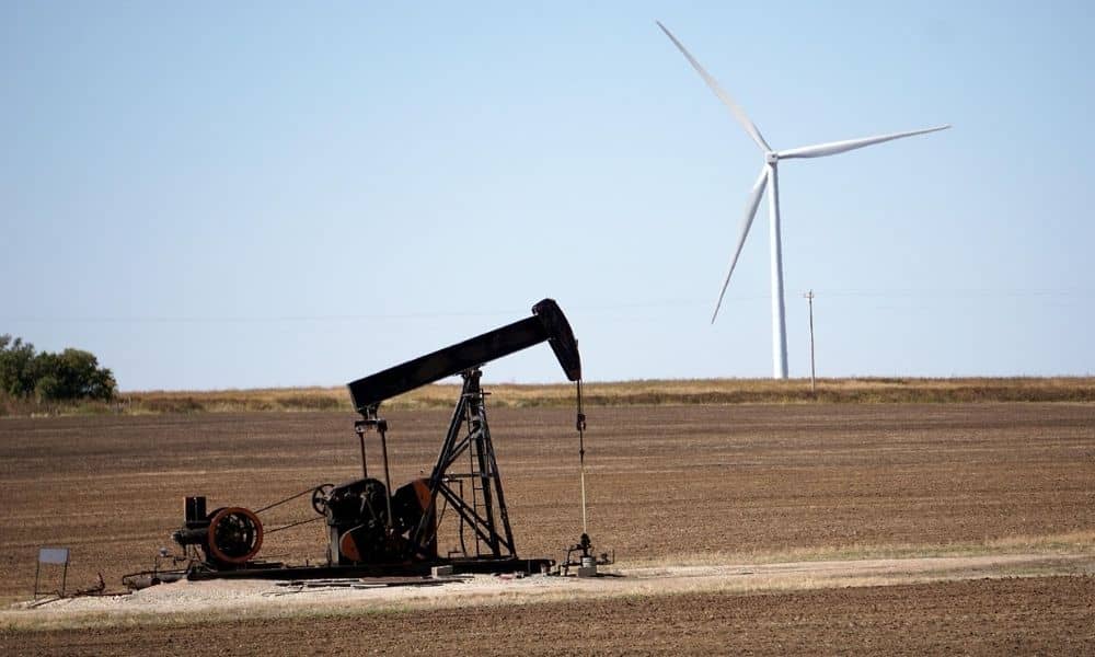 Oklahoma oil well site relevant to a due diligence survey